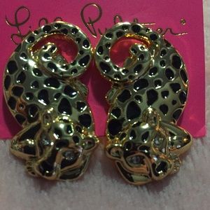 Lilly Pulitzer 🐆 Cheetah Earrings NWT